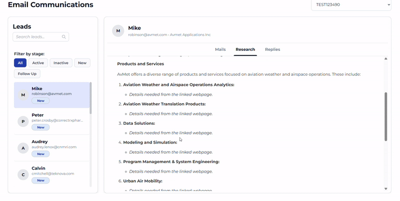 Automated Client Outreach - AI sales outreach for US, UK, Australia, Europe sales teams